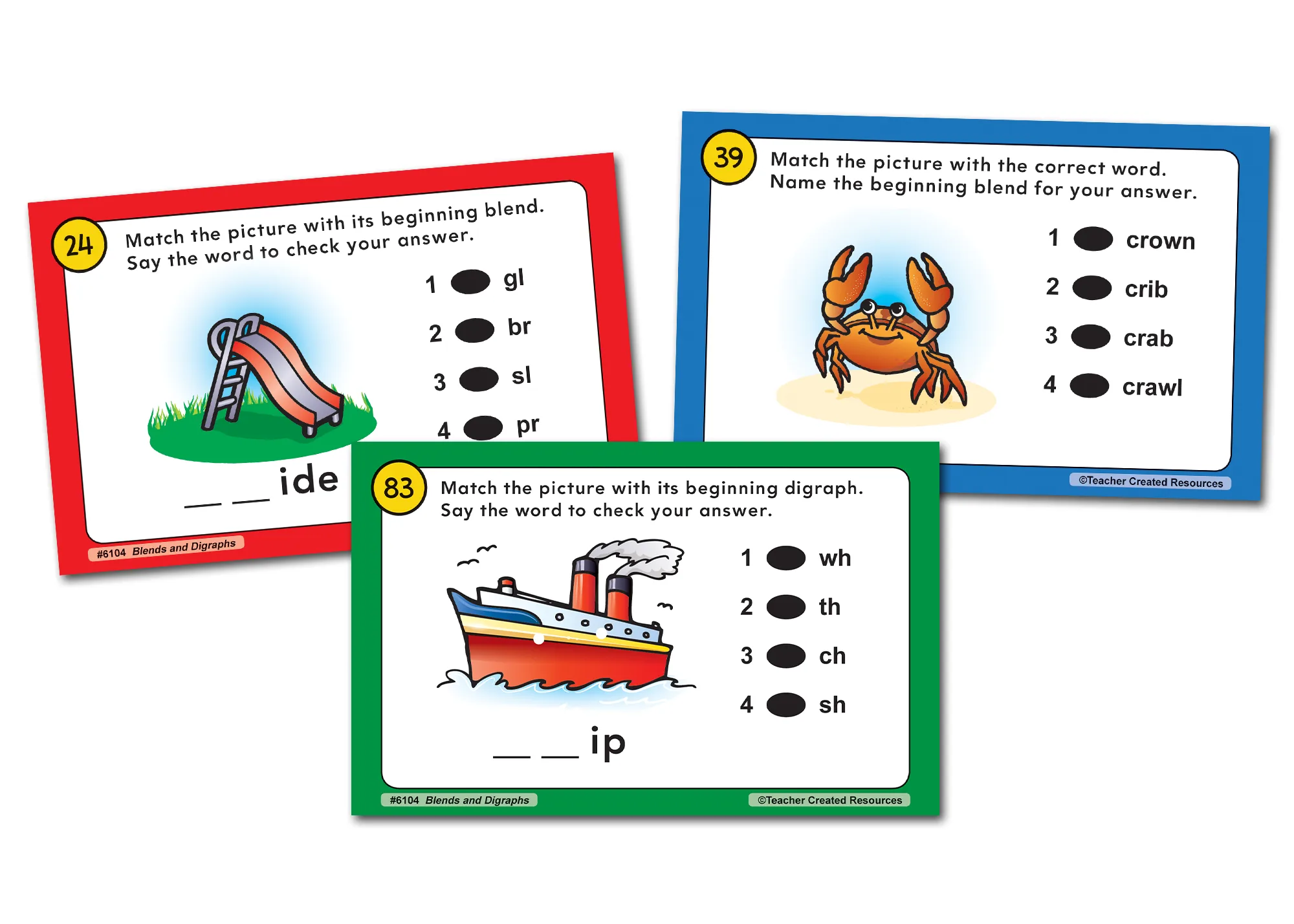 Power Pen Learning Cards: Blends & Digraph - Image 2