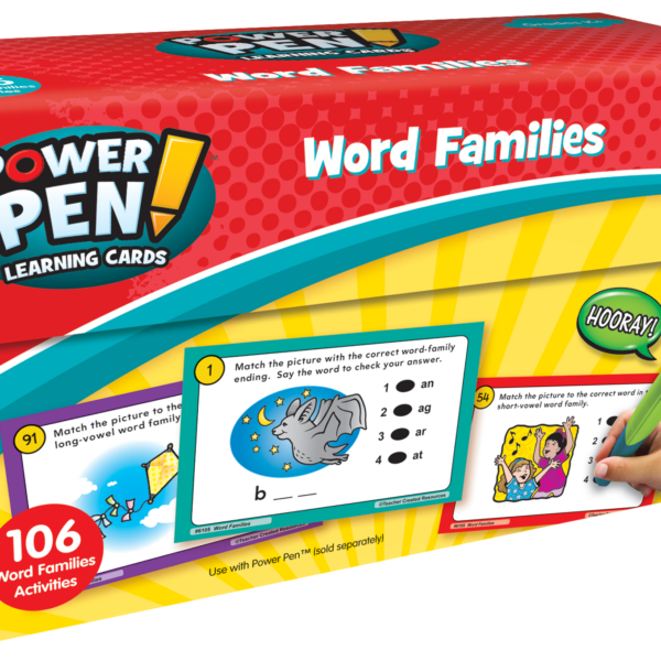 Power Pen Learning Cards: Word Familie
