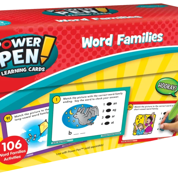 Power Pen Learning Cards: Word Familie