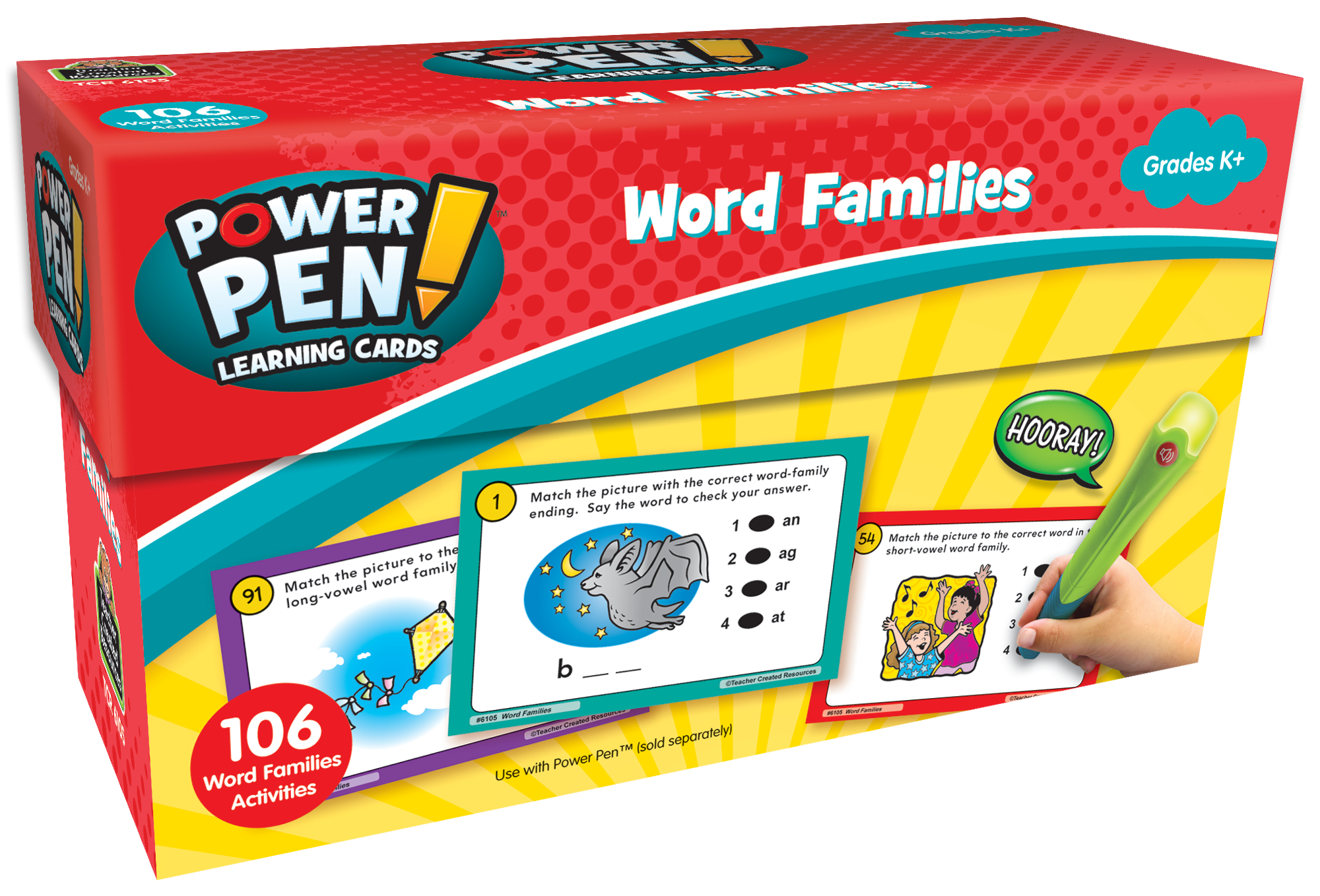 Power Pen Learning Cards: Word Familie