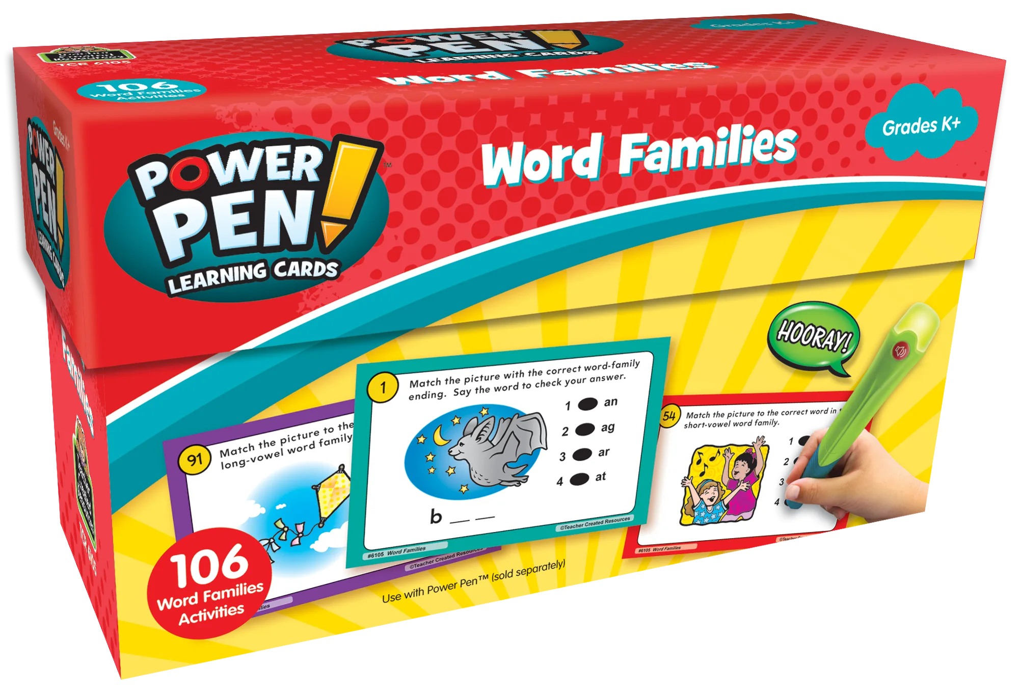 Power Pen Learning Cards: Word Familie
