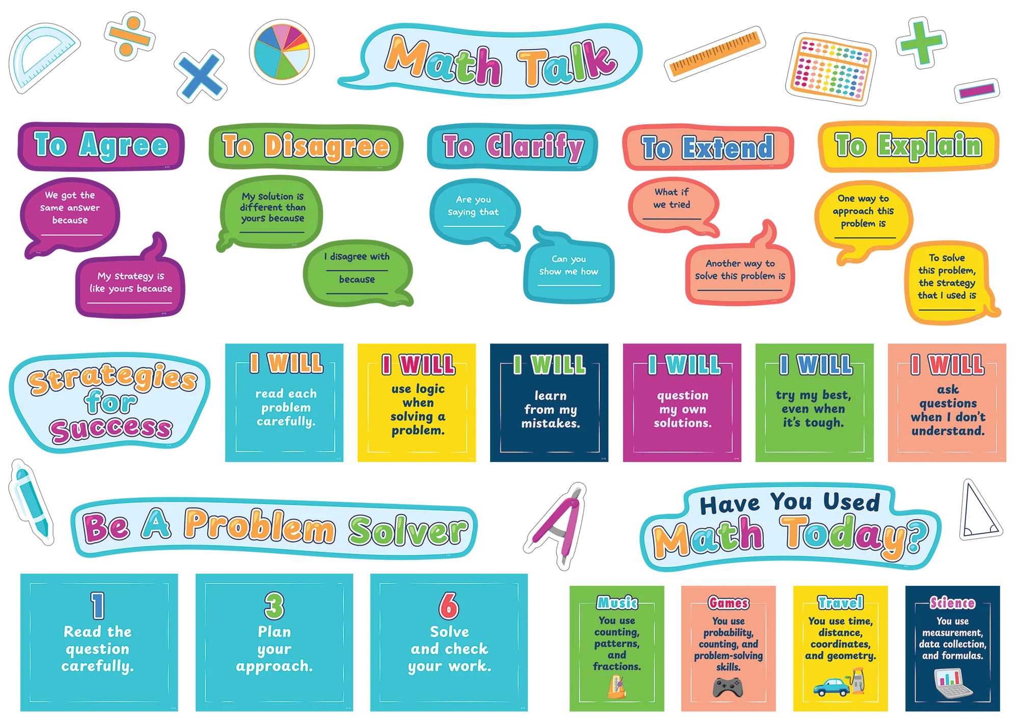 Math Talk Bulletin Board