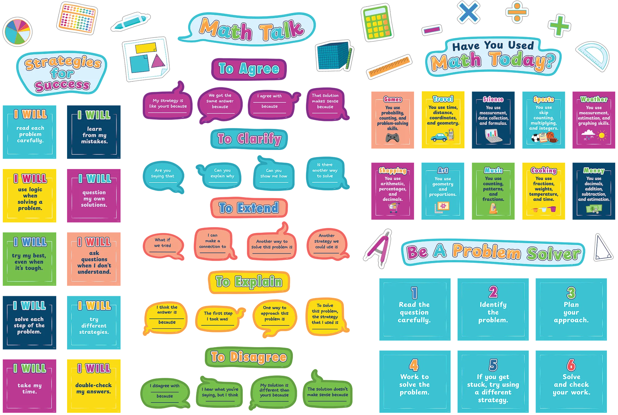 Math Talk Bulletin Board - Image 2