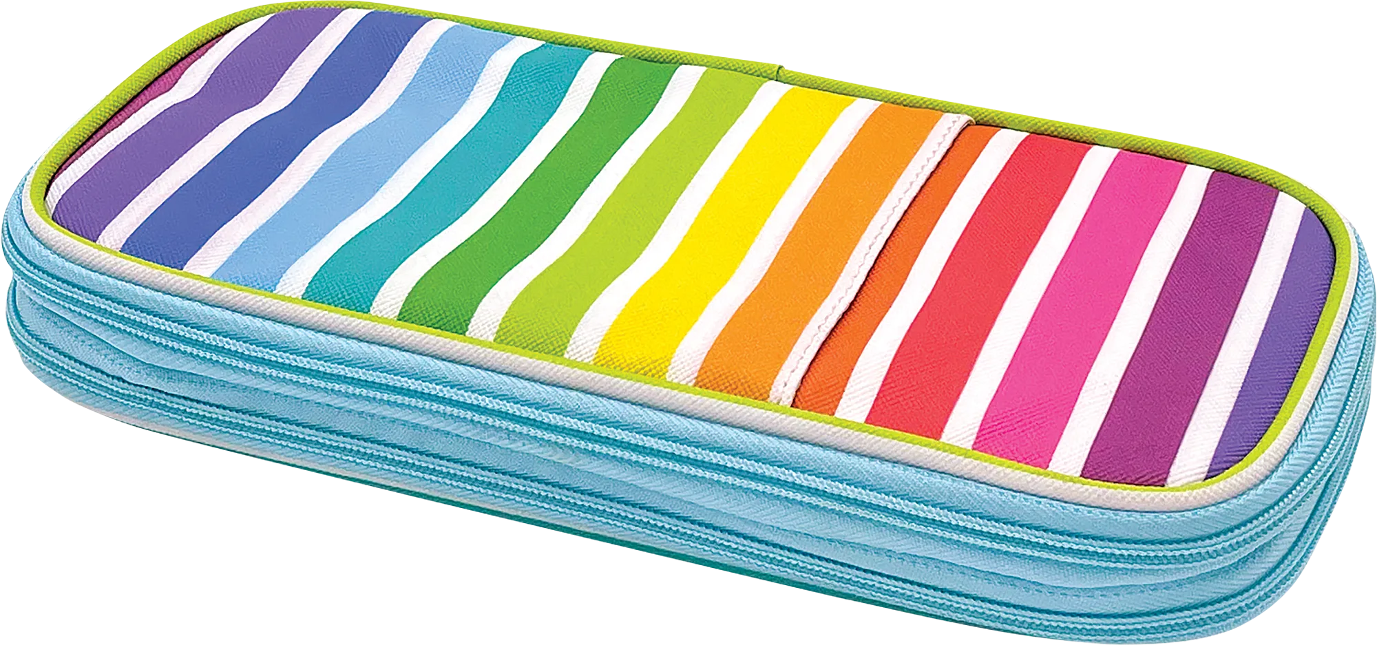 Colorful Stripes Pencil Case - Image 2