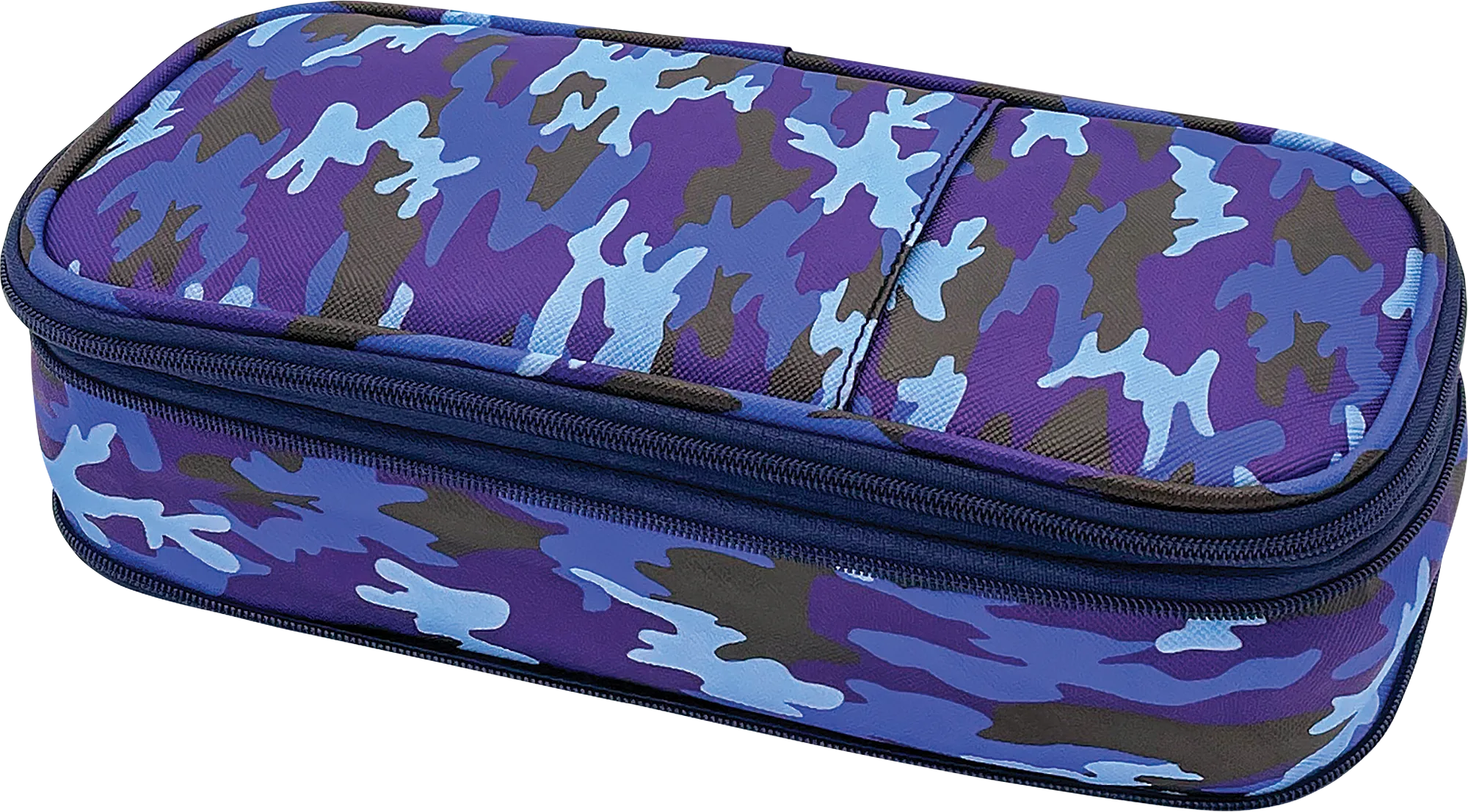 Blue Camo Pencil Case