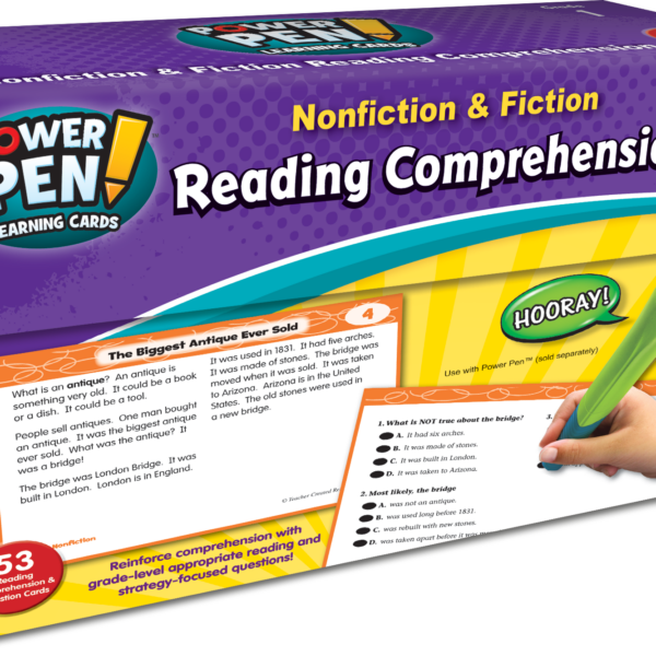 Power Pen Learning Cards: Nonfiction & Fiction Reading Comprehension (Gr. 1)