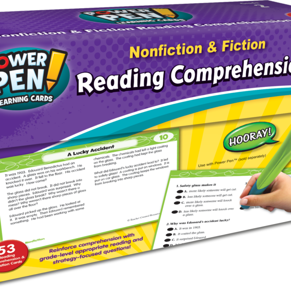 Power Pen Learning Cards: Nonfiction & Fiction Reading Comprehension (Gr. 2)
