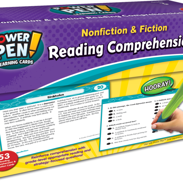 Power Pen Learning Cards: Nonfiction & Fiction Reading Comprehension (Gr. 3)