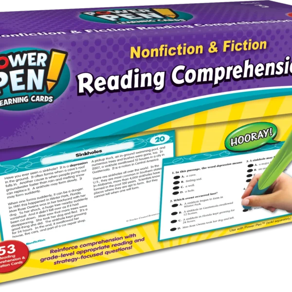 Power Pen Learning Cards: Nonfiction & Fiction Reading Comprehension (Gr. 3)