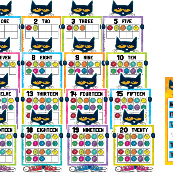 Pete the Cat Numbers 0-20 Bulletin Bo