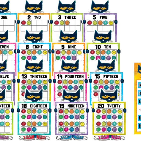 Pete the Cat Numbers 0-20 Bulletin Bo