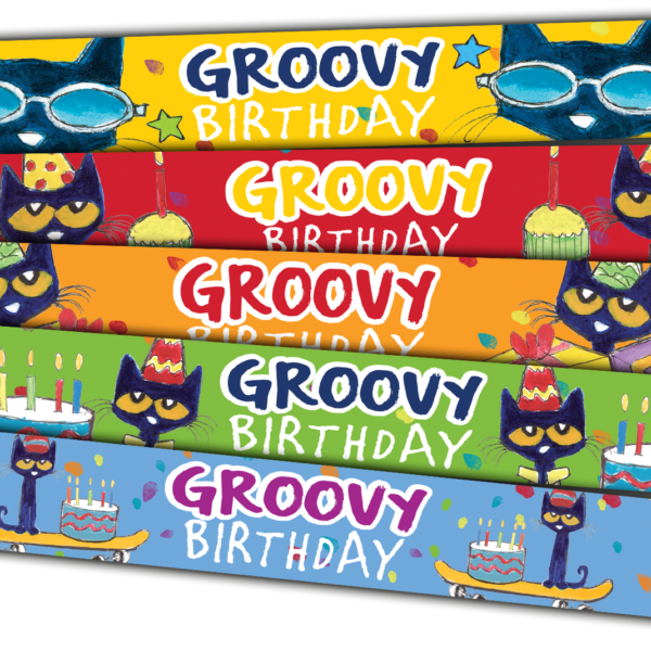 Pete the Cat Groovy Birthday Slap Bracelet