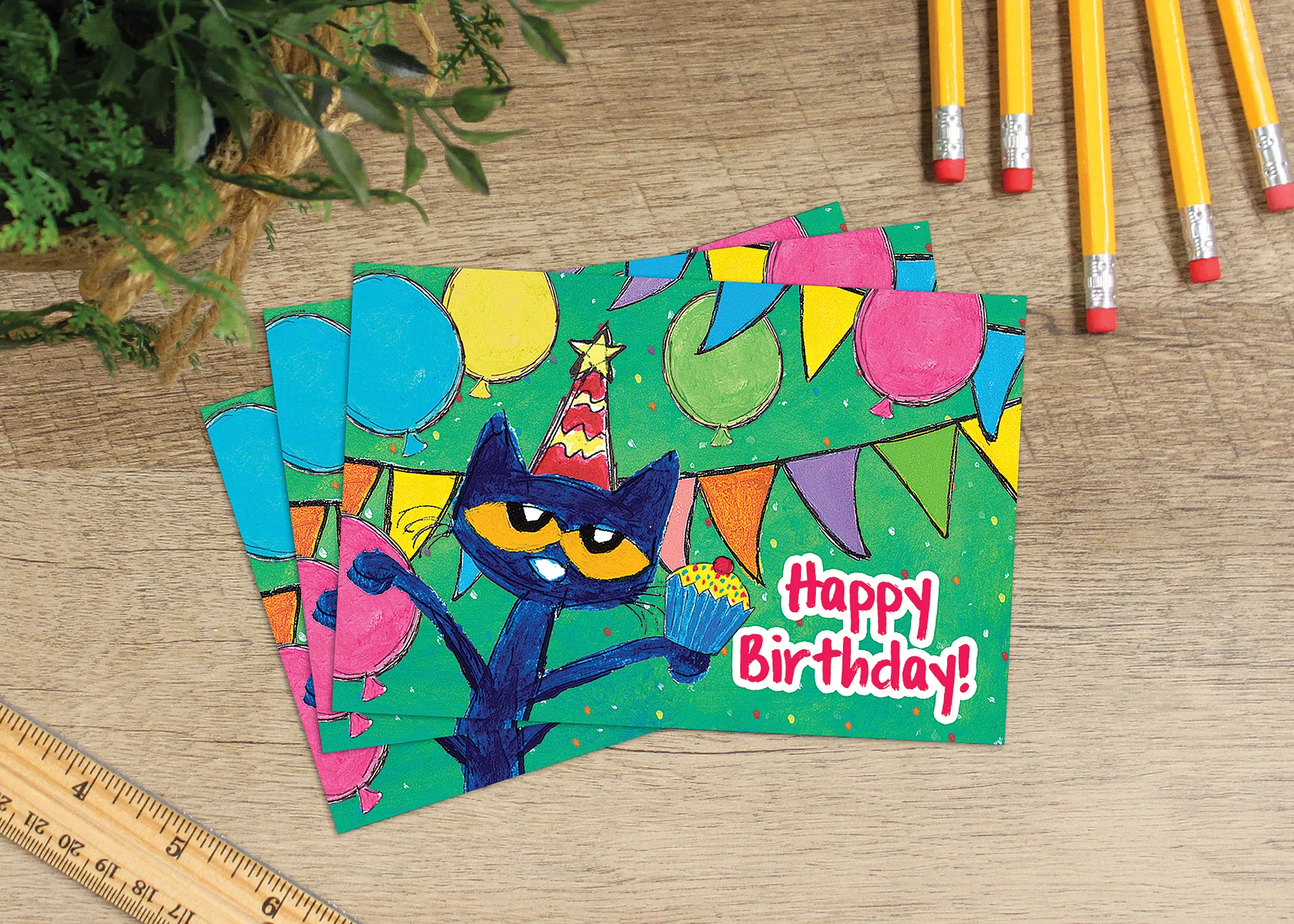 Pete the Cat Happy Birthday Postcard - Image 2