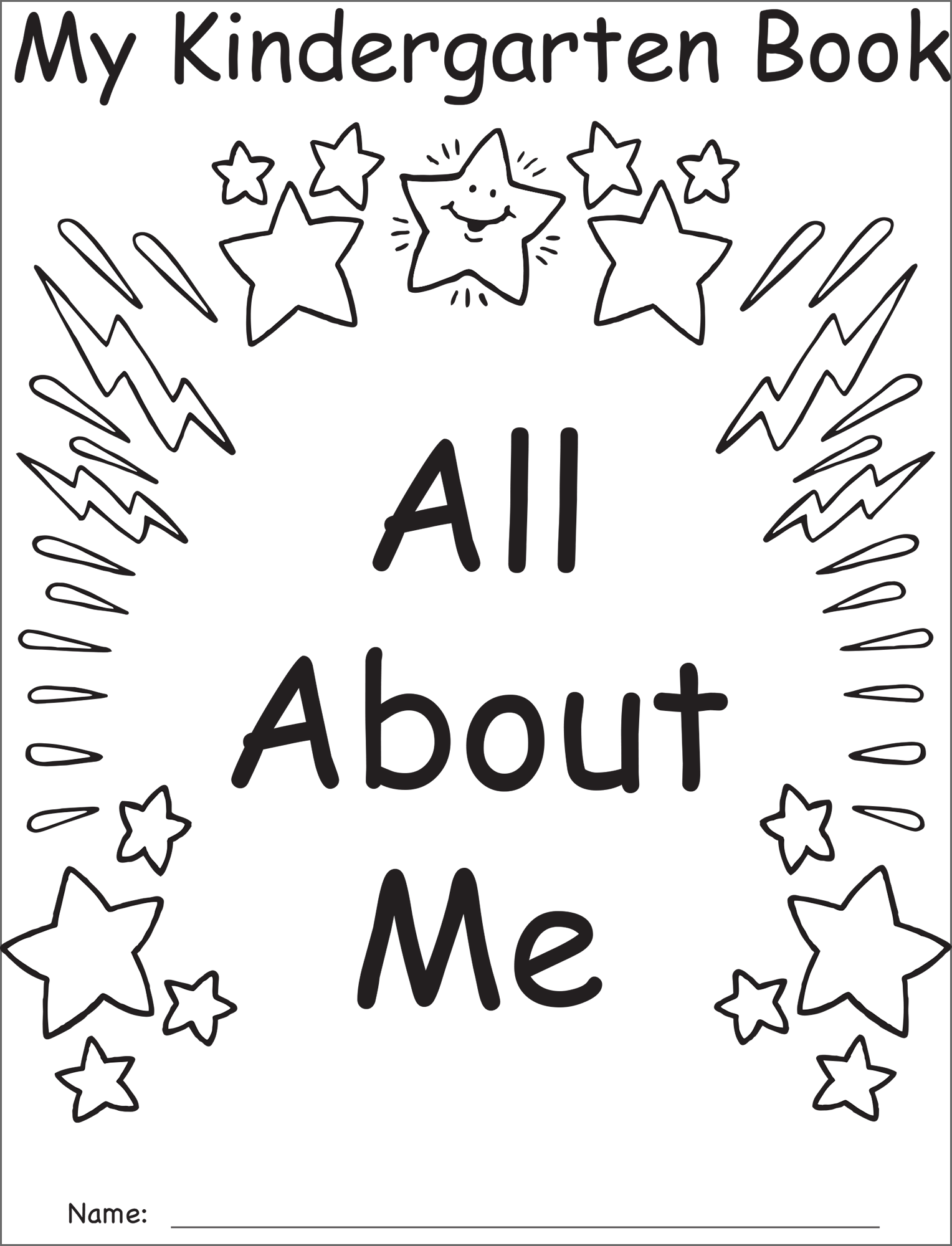 My Own Books: My Kindergarten Book All About