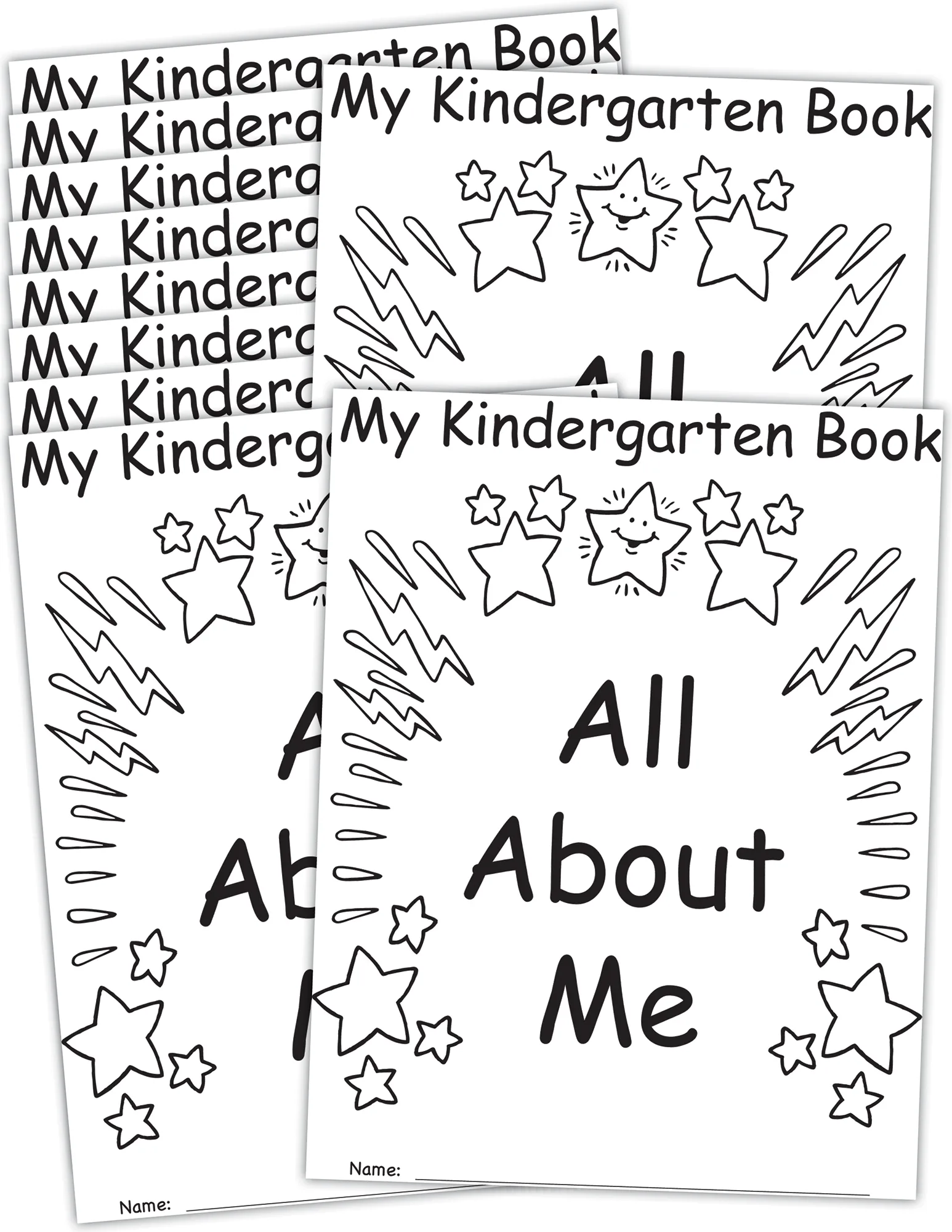 My Own Books: My Kindergarten Book All About Me, 10-Pa