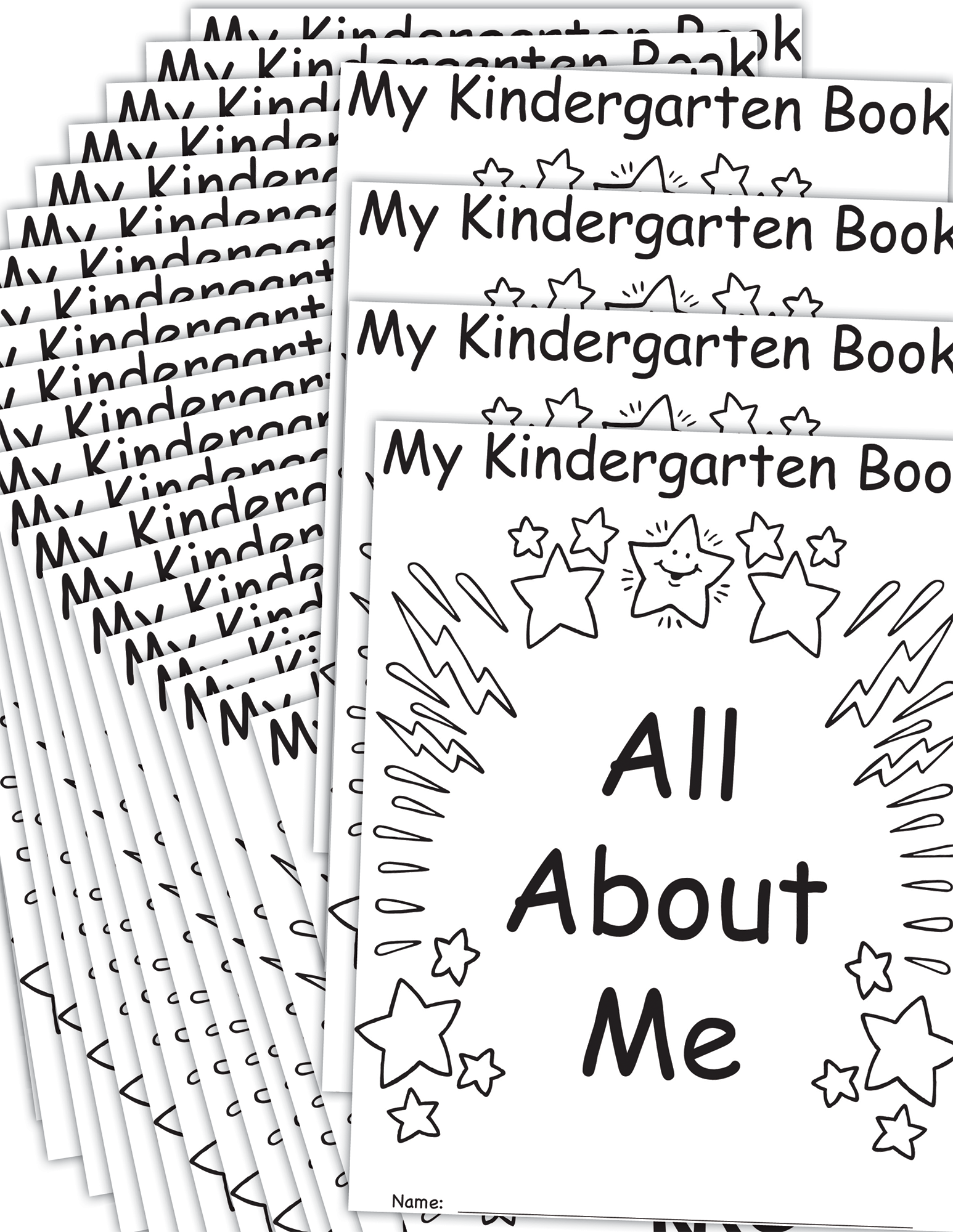 My Own Books: My Kindergarten Book All About Me, 25-Pa