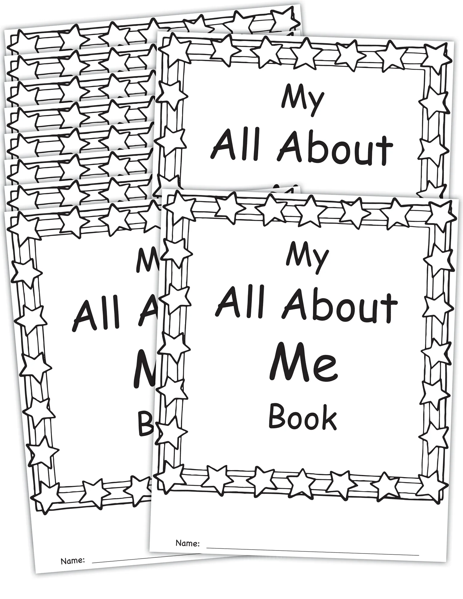 My Own Books: My All About Me Book, 10-Pa