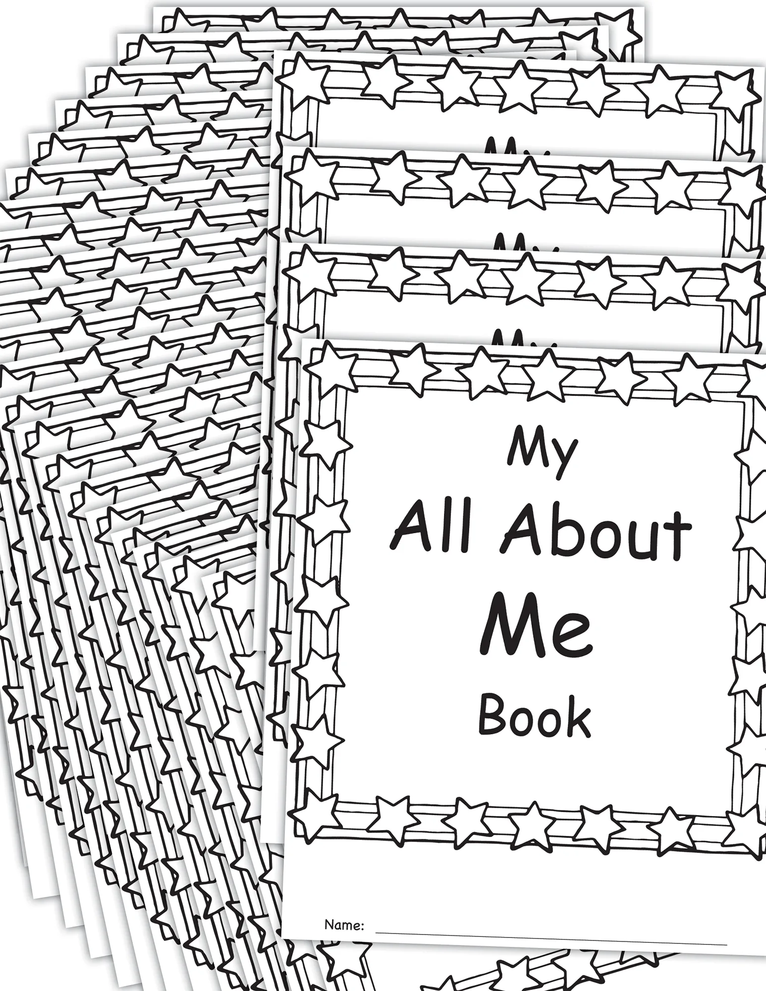 My Own Books: My All About Me Book, 25-Pa