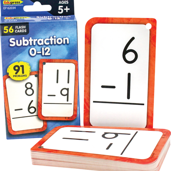 Subtraction 0-12 Flash Car
