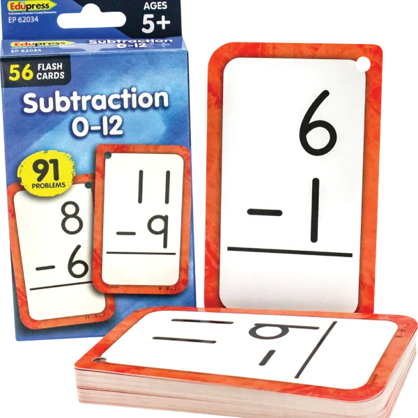 Subtraction 0-12 Flash Car