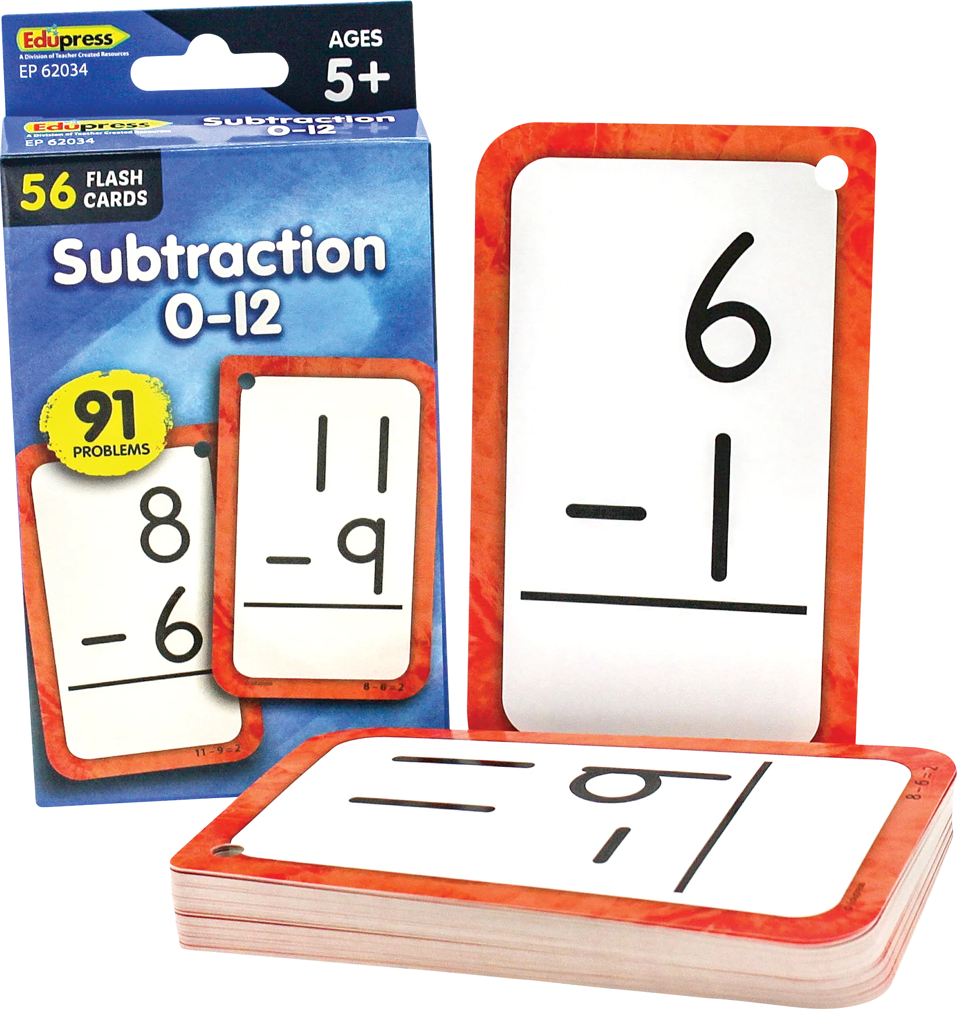 Subtraction 0-12 Flash Car