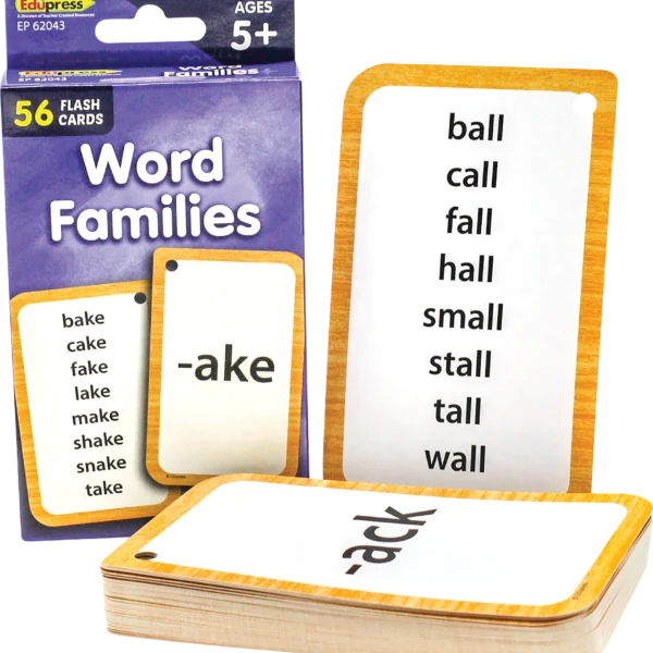 Word Families Flash Cards