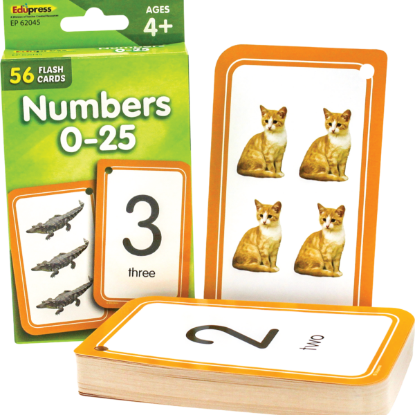 Numbers 0-25 Flash Car