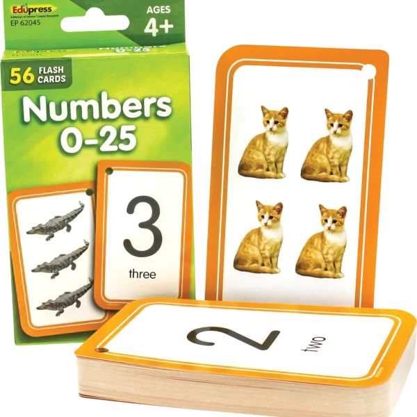 Numbers 0-25 Flash Car