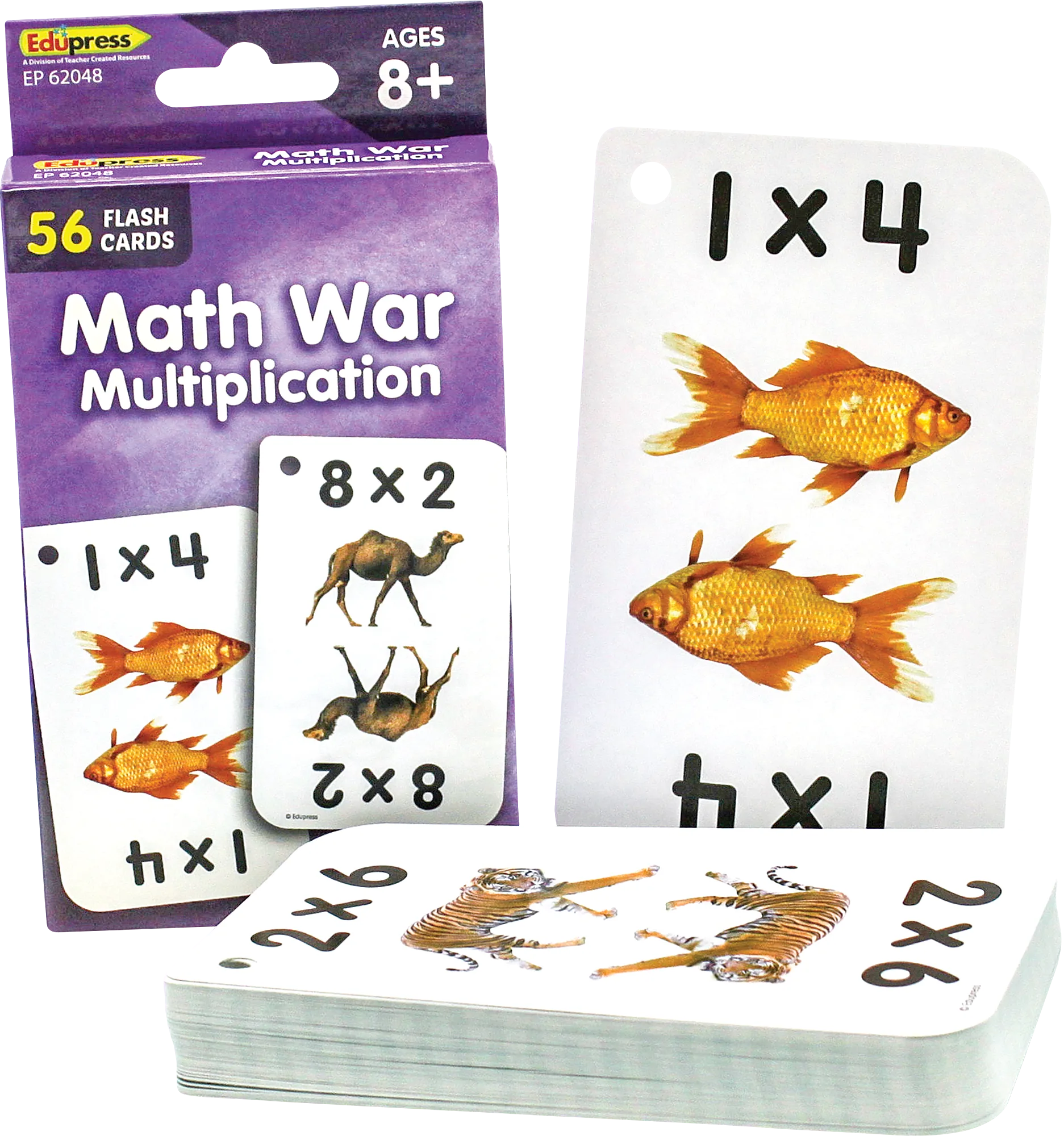 Math War Multiplication Flash Cards
