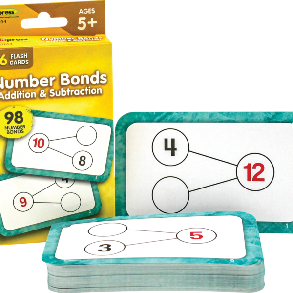 Number Bonds Flash Cards - Addition & Subtraction