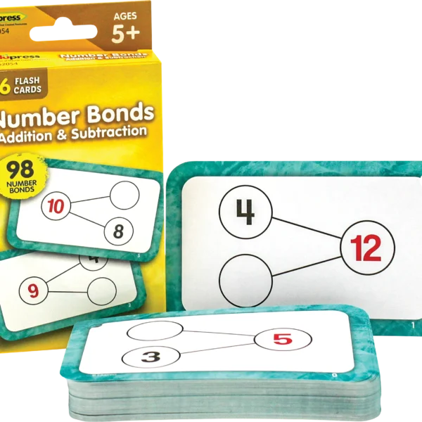 Number Bonds Flash Cards - Addition & Subtraction