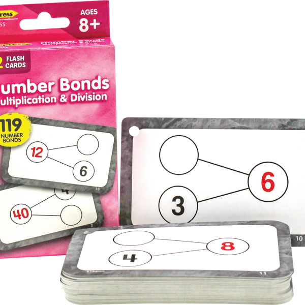 Number Bonds Flash Cards - Multiplication & Division