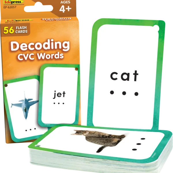 Decoding CVC Words Flash Cards