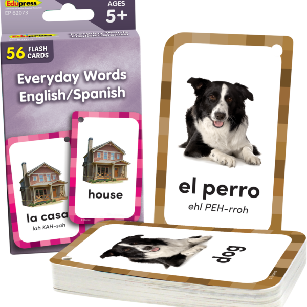 Everyday Words English/Spanish Flash Cards