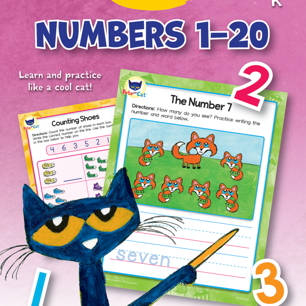 Learn with Pete the Cat: Numbers 1-20
