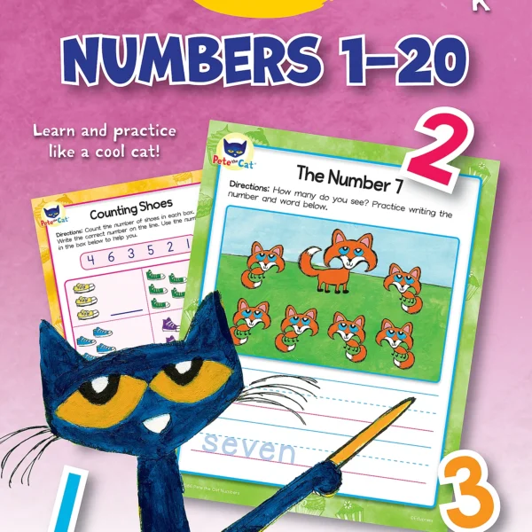 Learn with Pete the Cat: Numbers 1-20
