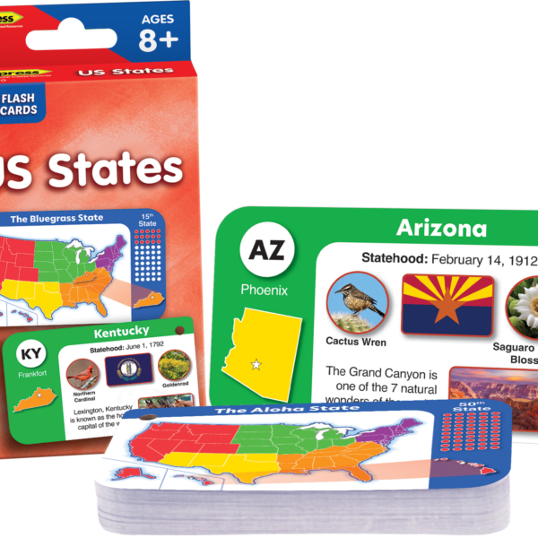 US States Flash Cards