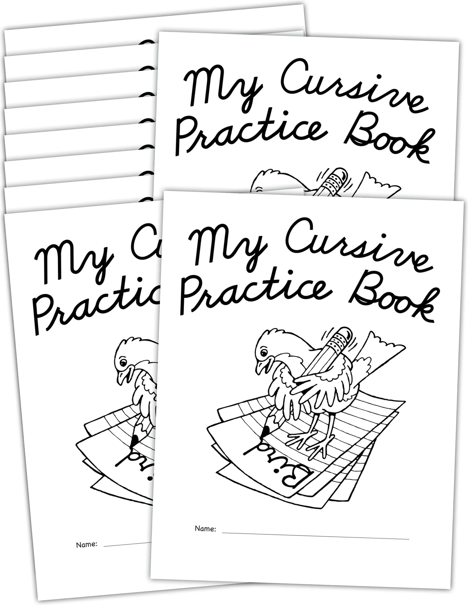 My Own Books: My Cursive Practice Book, 10-Pa