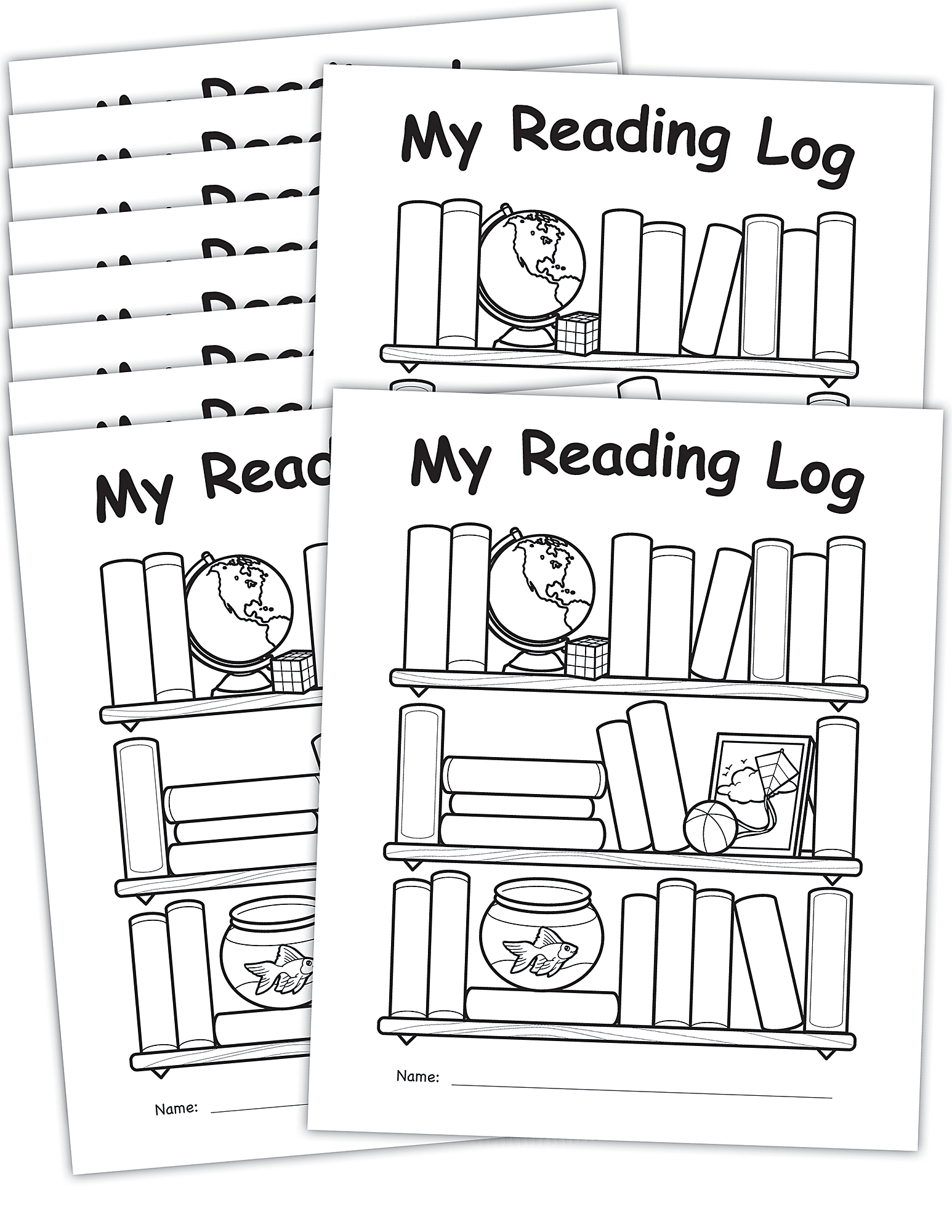 My Own Books: My Reading Log, 10-pa