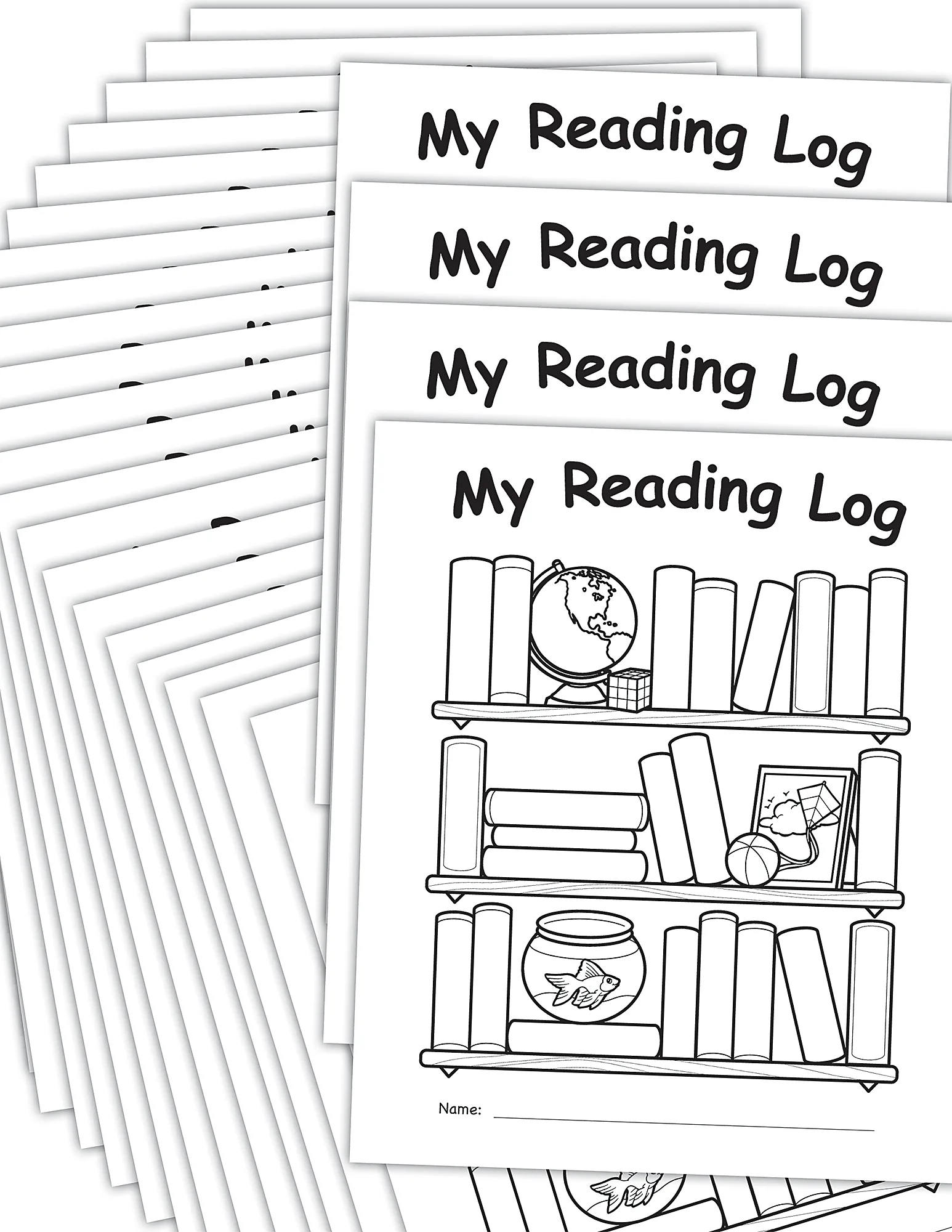 My Own Books: My Reading Log, 25-pa