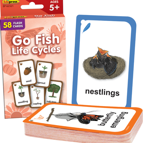 Go Fish: Life Cycles Flash Cards