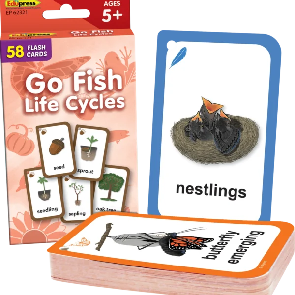 Go Fish: Life Cycles Flash Cards