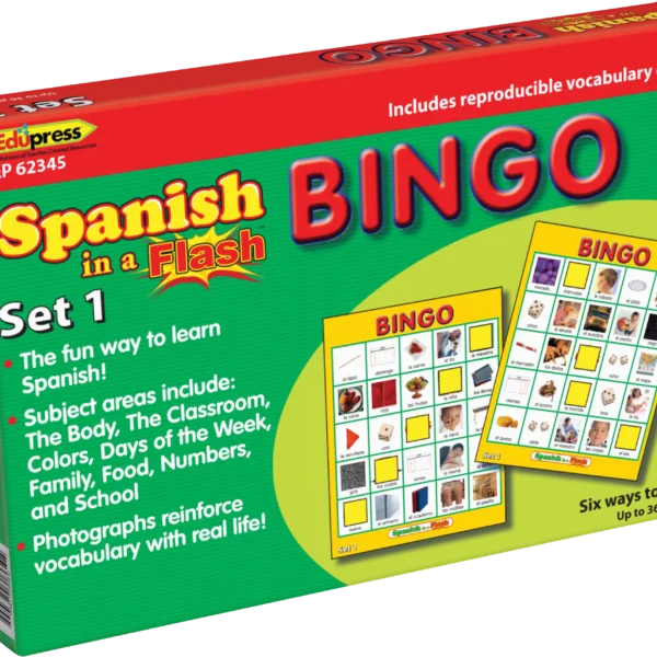 Spanish in a Flash Bingo Ga