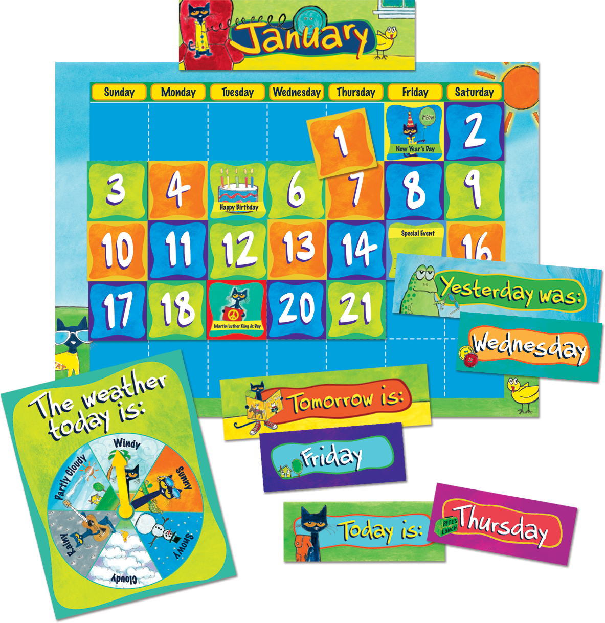 Pete the Cat Calendar Ki