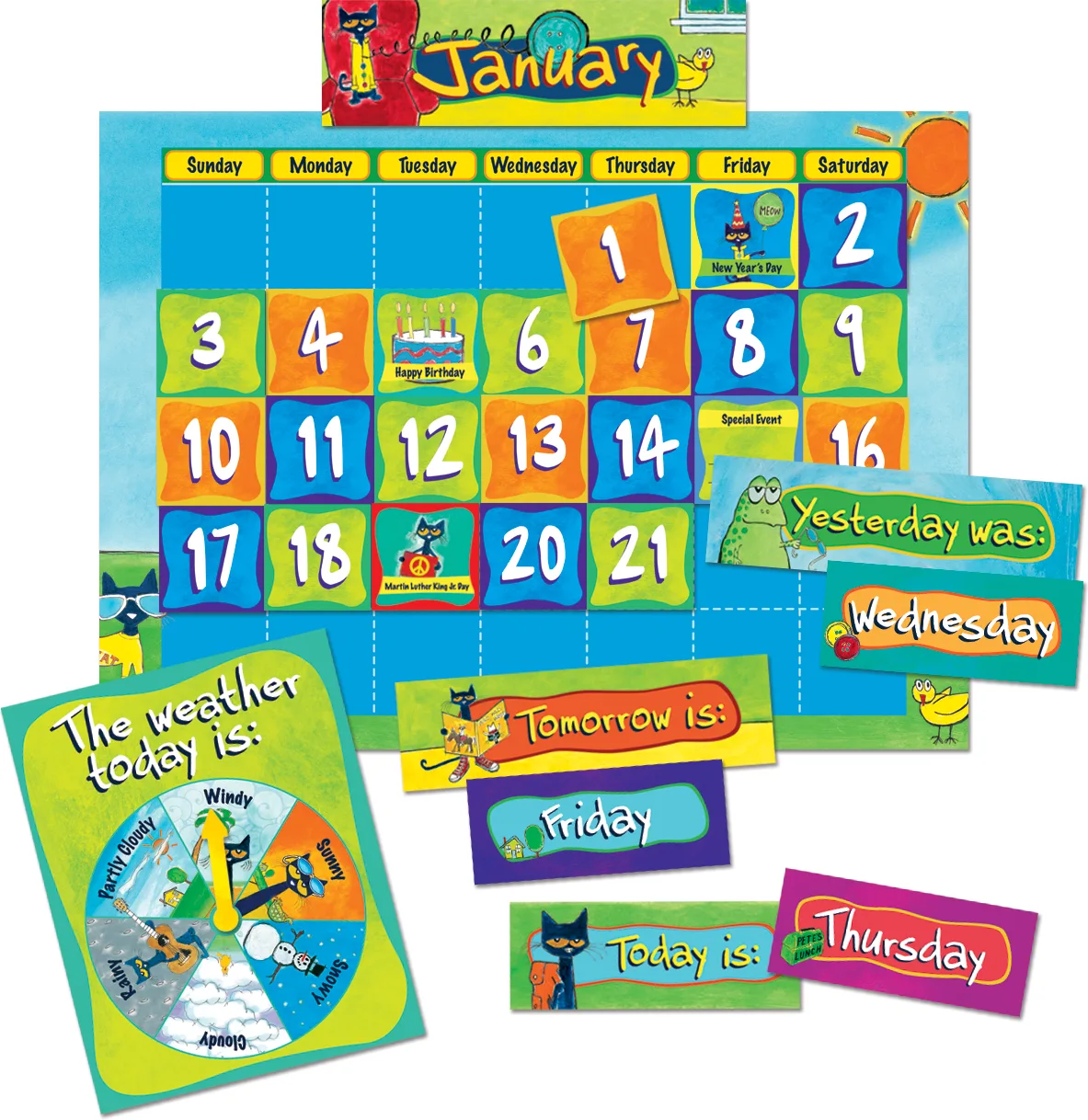 Pete the Cat Calendar Ki