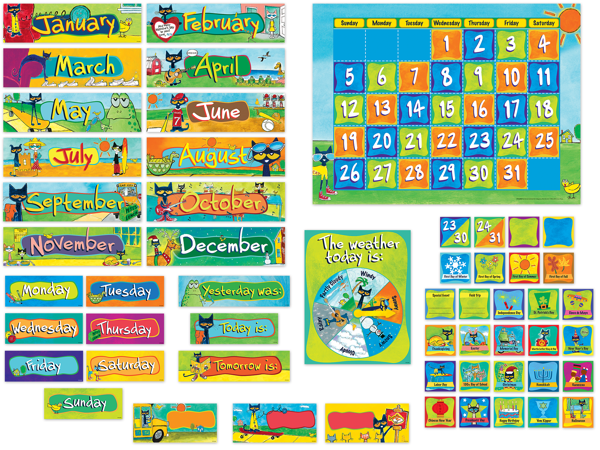 Pete the Cat Calendar Ki - Image 2