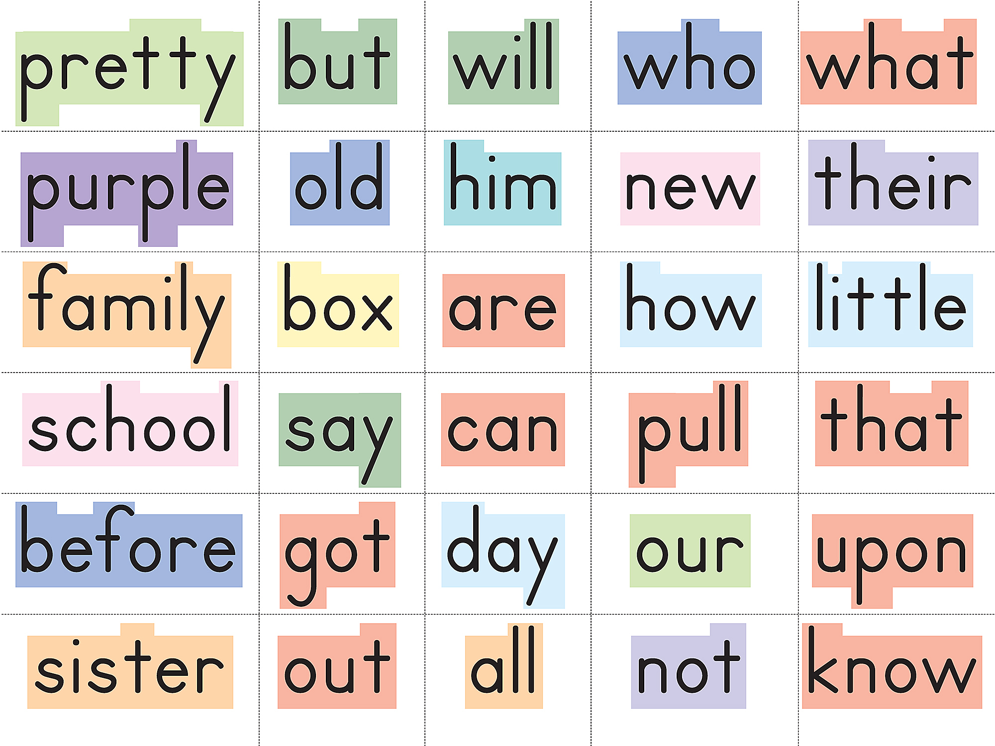 Sight Words in a Flash Word Walls (Gr. K-1) - Image 2