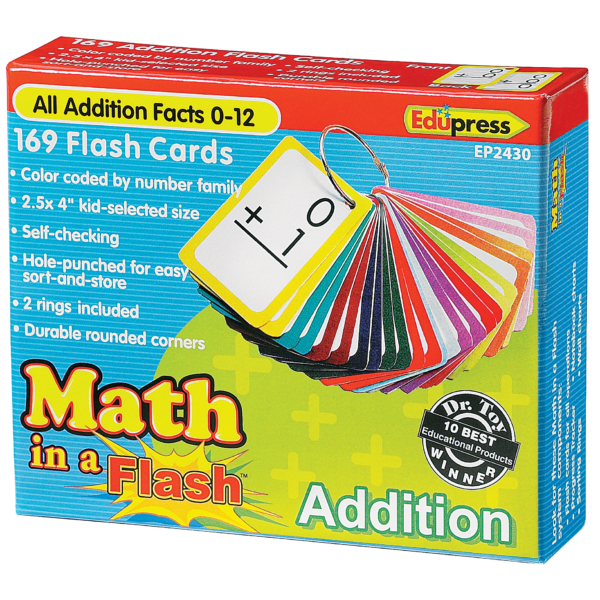 Math in a Flash Cards: Additi