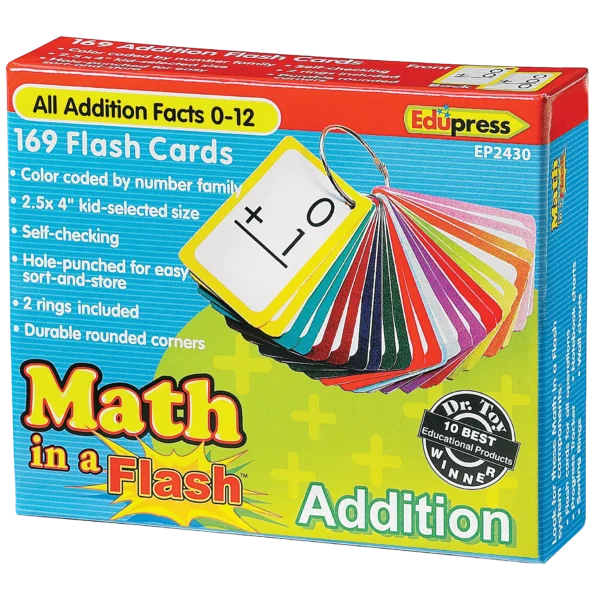 Math in a Flash Cards: Additi