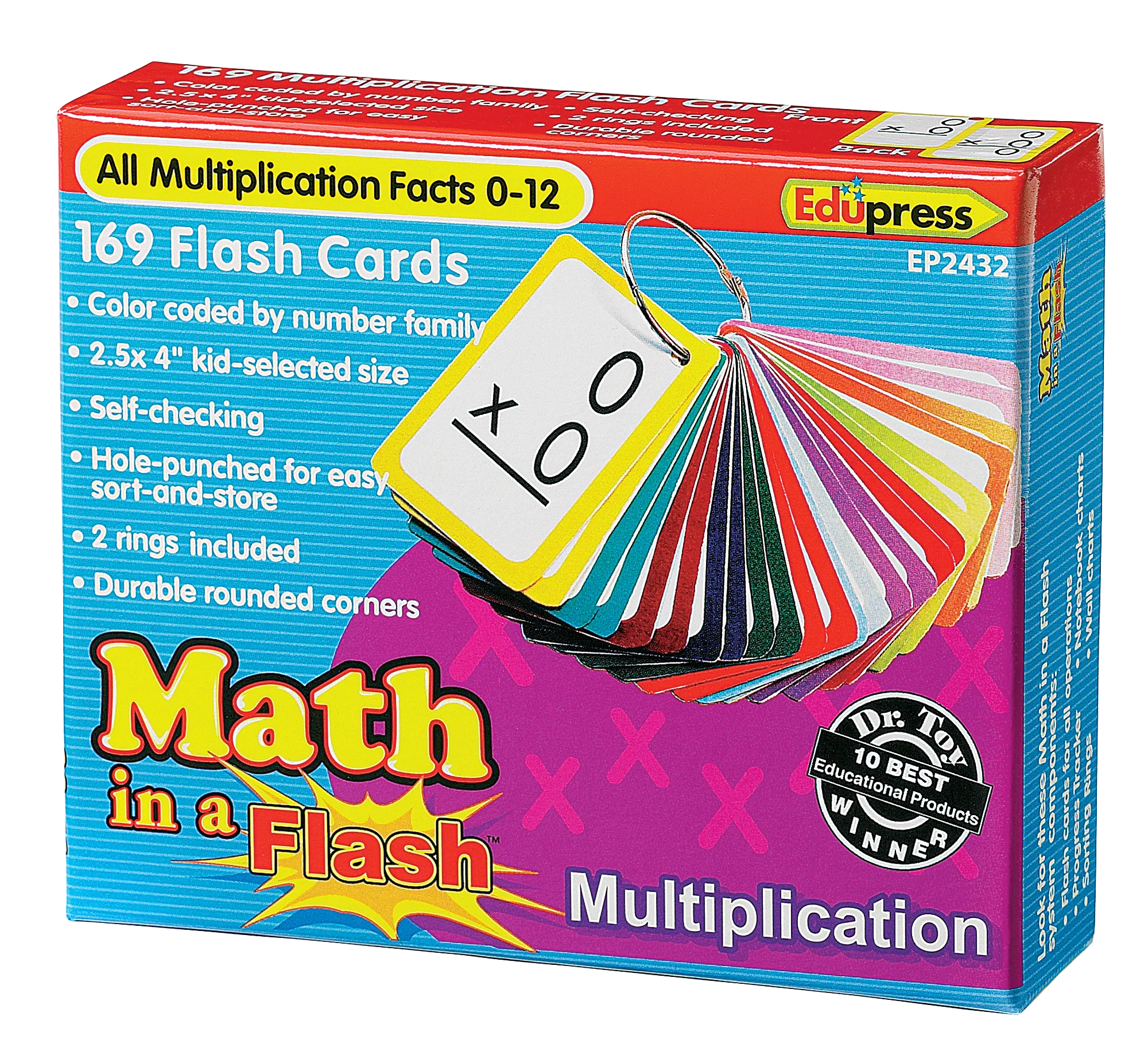 Math in a Flash Cards: Multiplicati